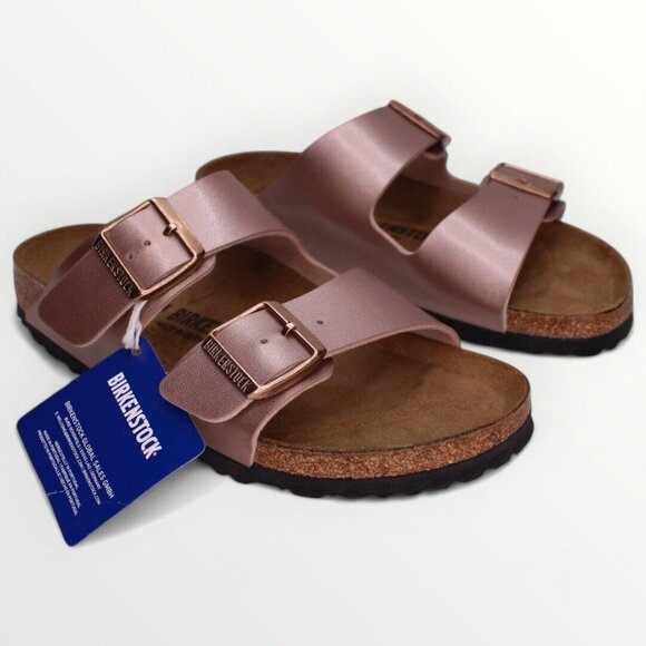 Birkenstock Shoes - Birkenstock Arizona Birko-Flor (Copper) Women's Sandals 1023942 Size 39/US 8.0